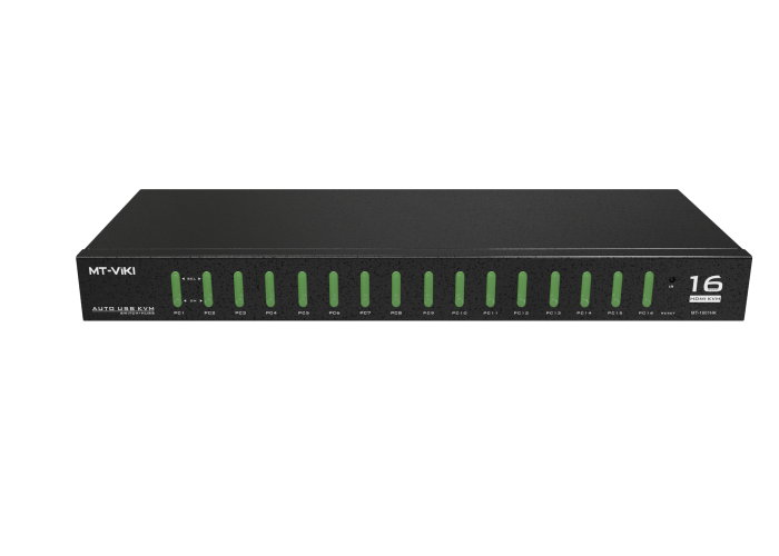 16进1出桌面式kvm mt-1601hk