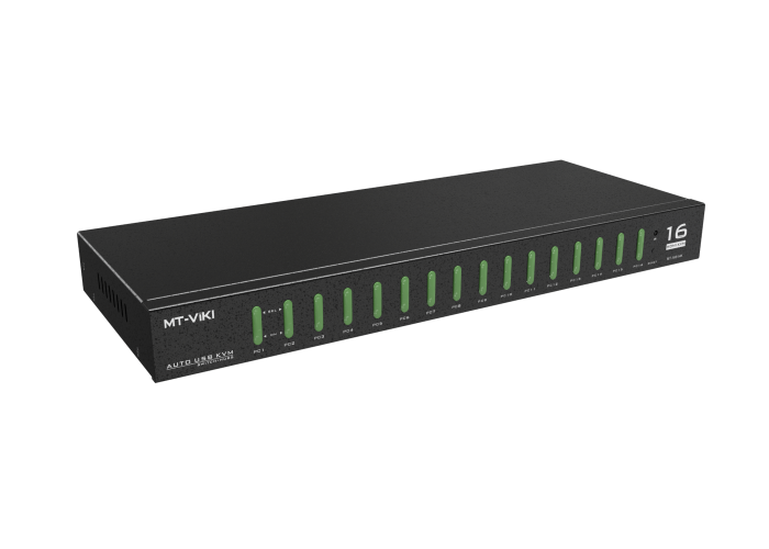 16进1出桌面式kvm mt-1601hk