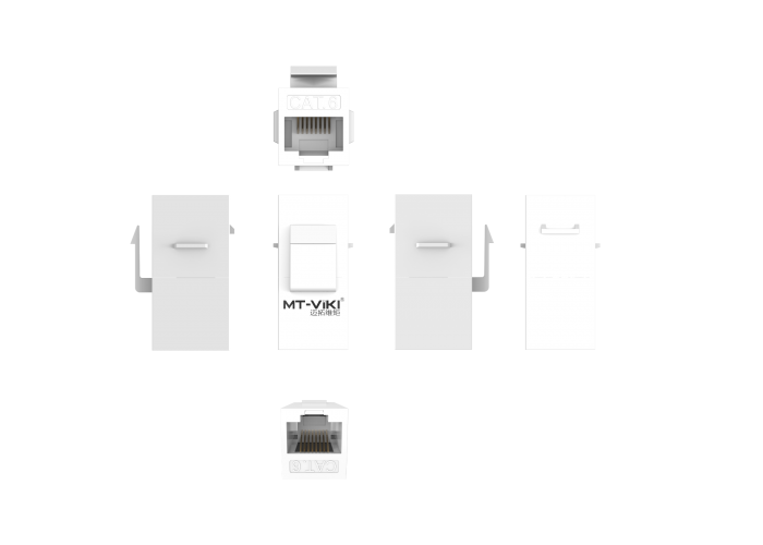 超六类直通型网络模块 mt-mk65